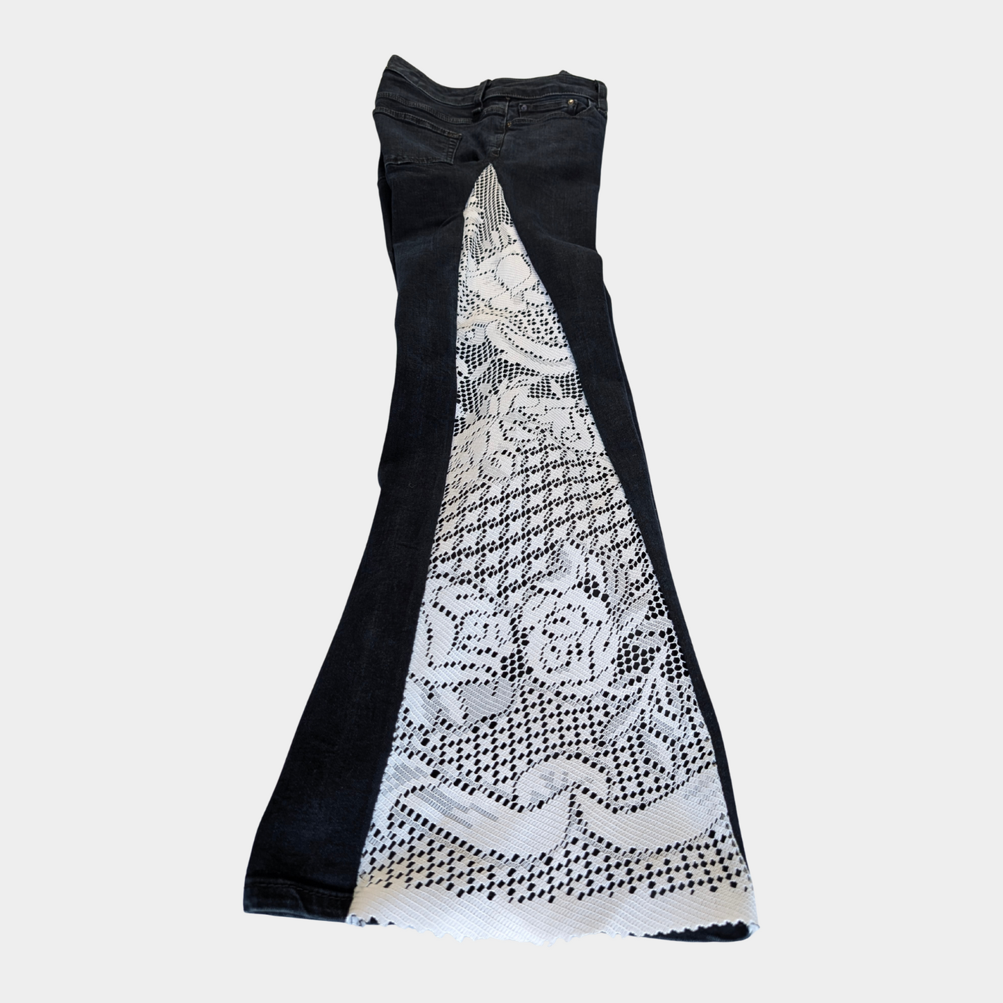 Side Panel Flare Jeans (Upcycled)